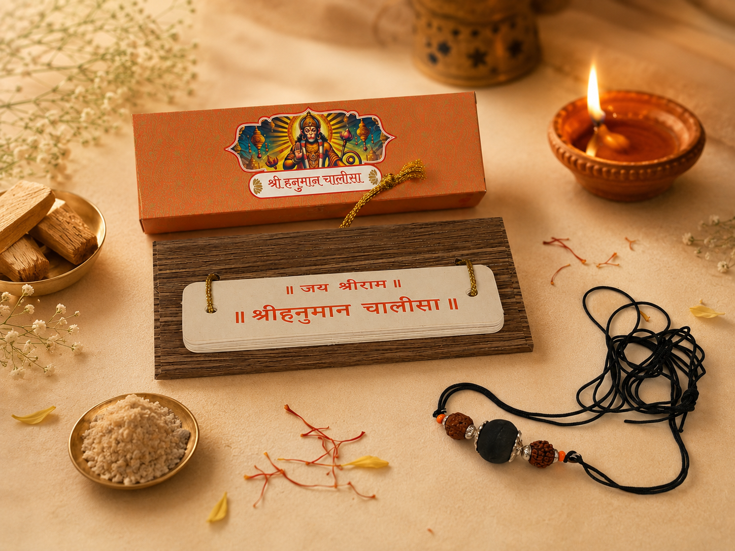 DIVINE GLOW Nazar Battu & Shri Hanuman Chalisa Combo | A Shield of Faith and Protection for You & Your Loved Ones | Hanuman Ji's Divine Grace for Home, Family & New Beginnings